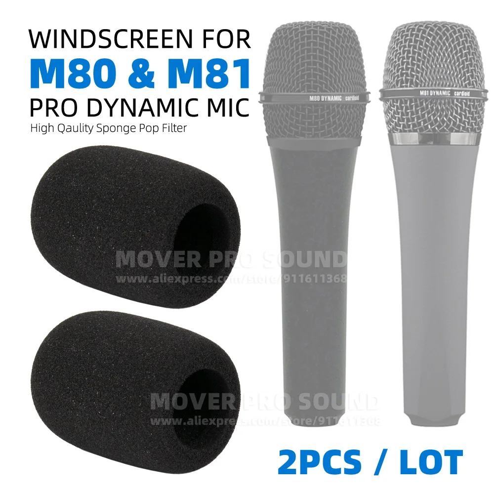 Wind Screen Dustproof Cover For Telefunken M80 M81 M 80 81 Microphone Windscreen Shield Mic Foam Windproof Sponge Pop Filter