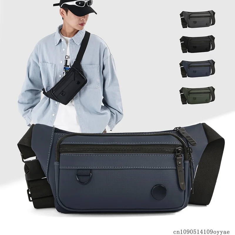 

Мужская водонепроницаемая поясная сумка 2026: Новая модная нагрудная сумка, мужская водонепроницаемая сумка на пояс, спортивная сумка для активного отдыха, мужская дорожная сумка через плечо
