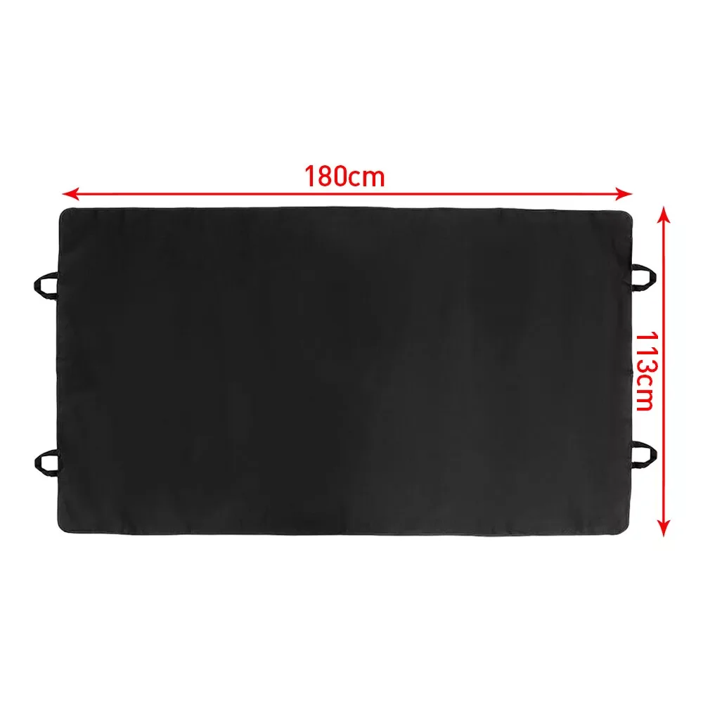 For Ford Transit Custom 2013 Onwards For VW T5 T6 Campervan For RV 600D Black Rear Barn Door Awning Cover Waterproof Sunshade