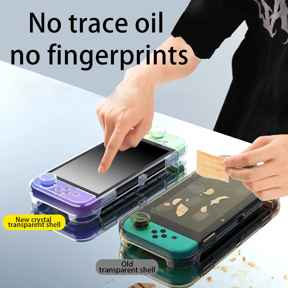 حافظة واقية للكمبيوتر الشخصي مضادة للخدش حافظة صلبة حقيبة للتخزين حامي شفاف لوحدة تحكم ألعاب OLED