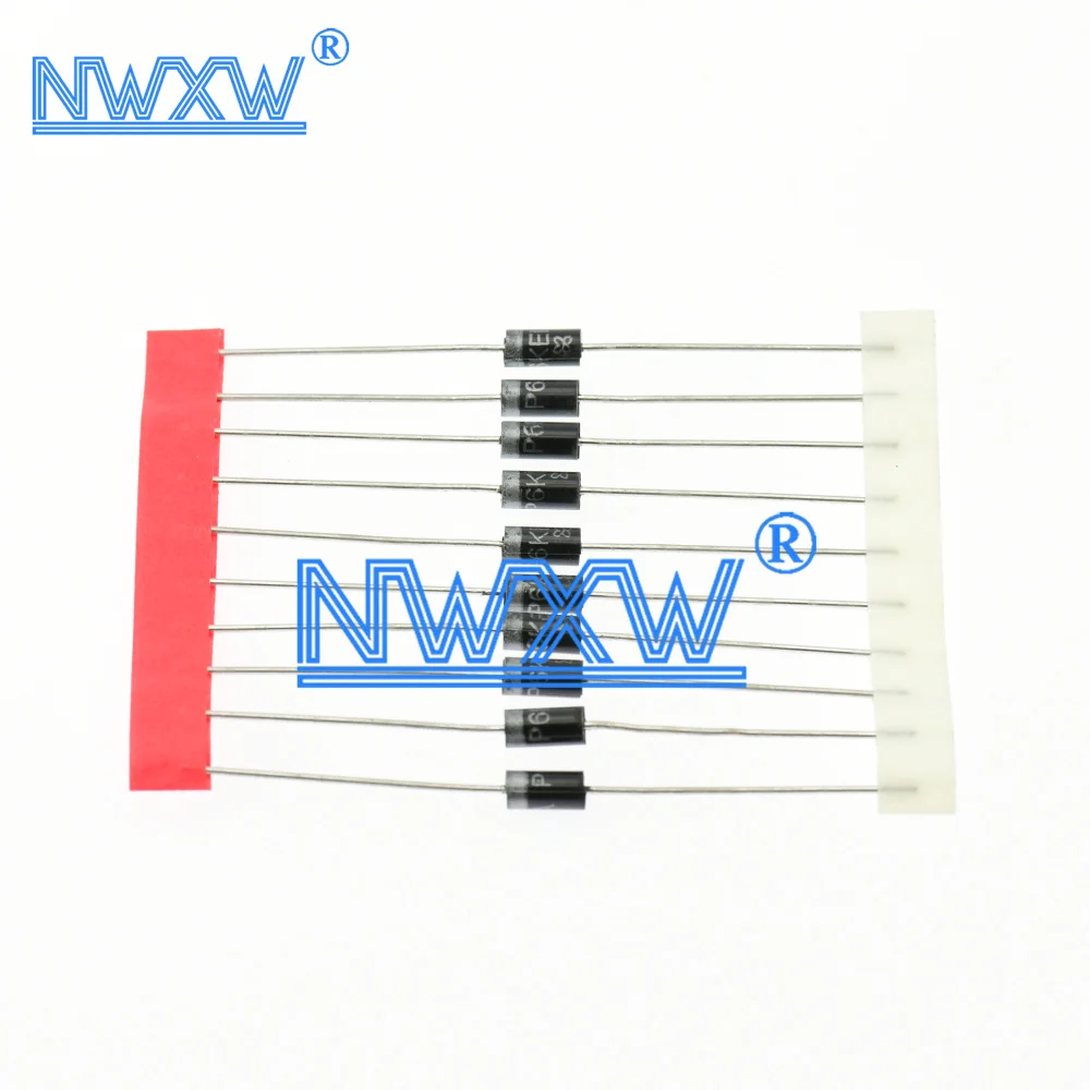 TVS transient suppression diode P6KE68CA/75CA/82CA/91CA to 510CA bidirectional