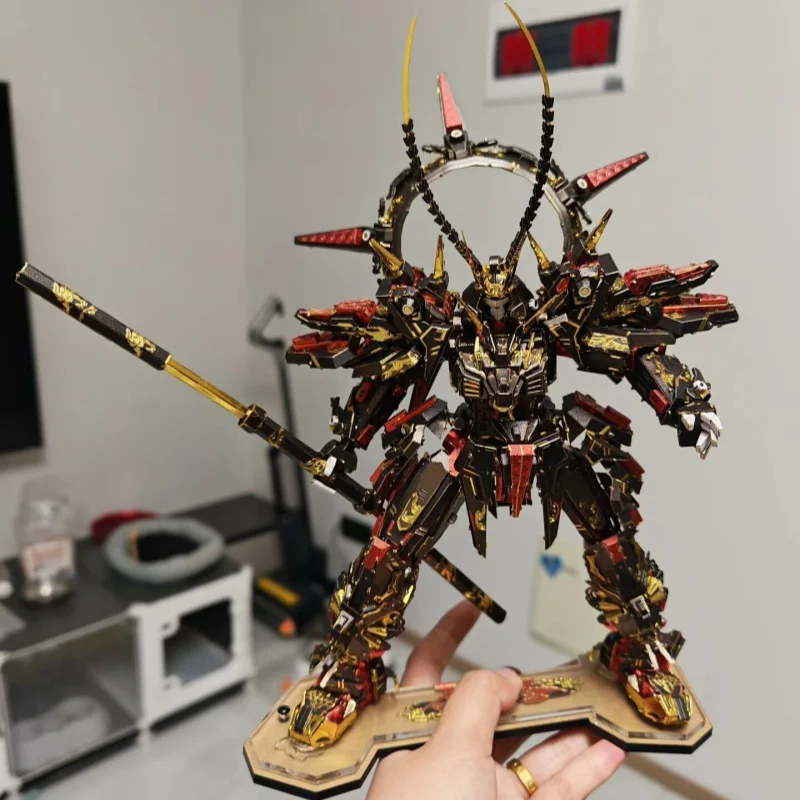 

Металлическая 3D-головоломка Piececool «Сунь Укон» — Механическая сборная модель «Король обезьян», коллекционная фигурка из аниме, подарок