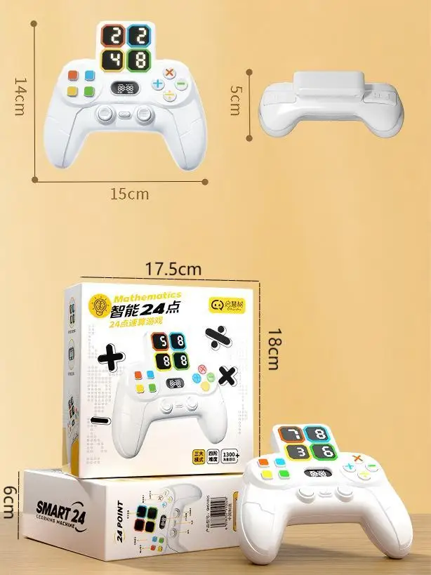 24-Point Math Learning Machine Educational Toys for Reverse Thinking and Number Sense with Abundant Questions Gifts for Kids 6+