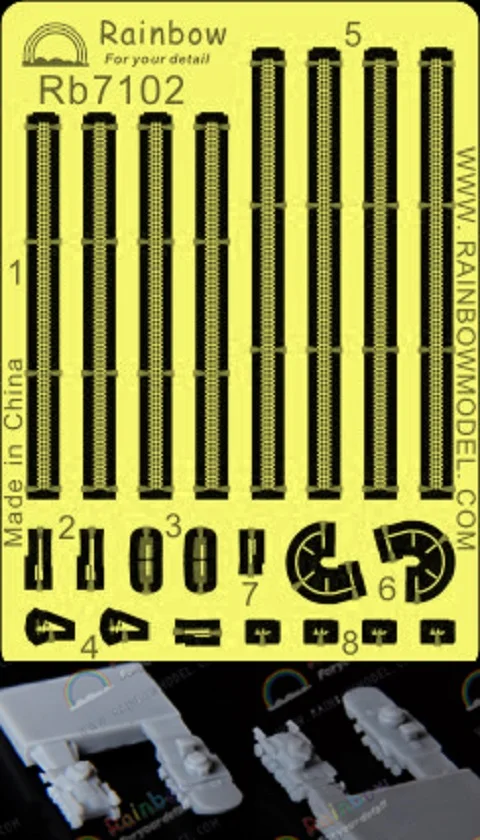 RAINBOW Rb7102 1/700 IJN Amphibious Armament