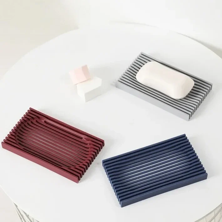 

Chic Soap Holder Rack Bathroom Soap Container Dish Toilet Item Wash Room Basin Soap Case Bathe Organizer Washing Brush Holders