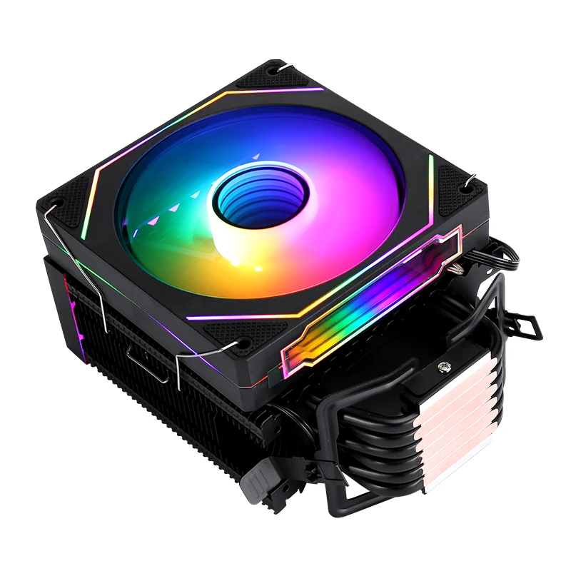 XUANFENG Compatible LGA115x 1200 2011 x79 x99 AMD Efficient Cpu Cooler Black 120mm ARGB Fan 4/6 Heat Pipe Air-cooled Ventilator - Image 4