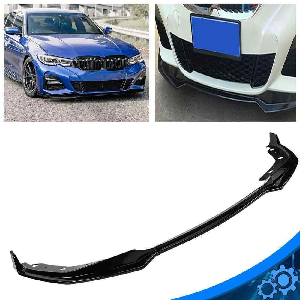 

Black Front Bumper Lip Splitter For BMW 3 Series G20 G21 330i M340i MSport 2019-2021 United States