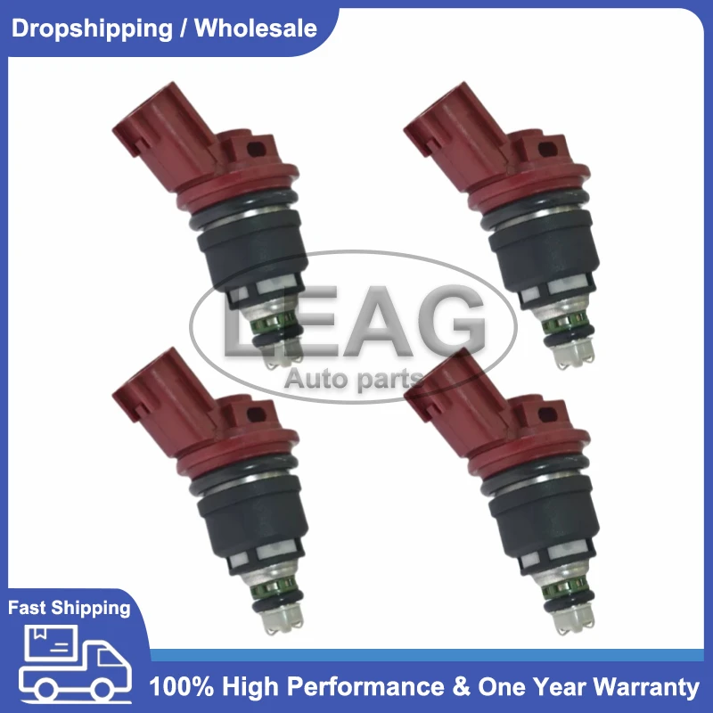 4PCS Fuel Injectors 16600-RR544 SF-60-740CC 16600RR544 SF60740CC For Silvia S13 S14 S15 SR20DE SR20DET