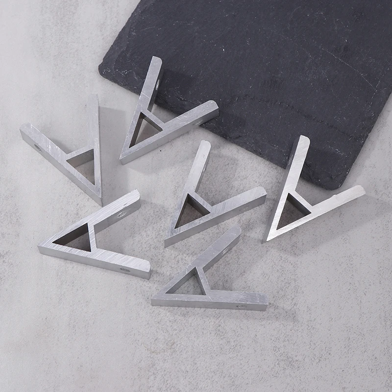1/5 Uds. Soporte de 45 grados código de ángulo aleación de aluminio extrusión soportes de esquina perfil conector de esquina sujetadores