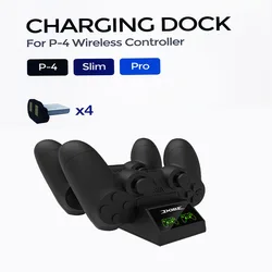 PS4 Dual Controller Charging Dock Station Upgraded Fast-Charging Port For Playstation 4/Slim/pro Controllers