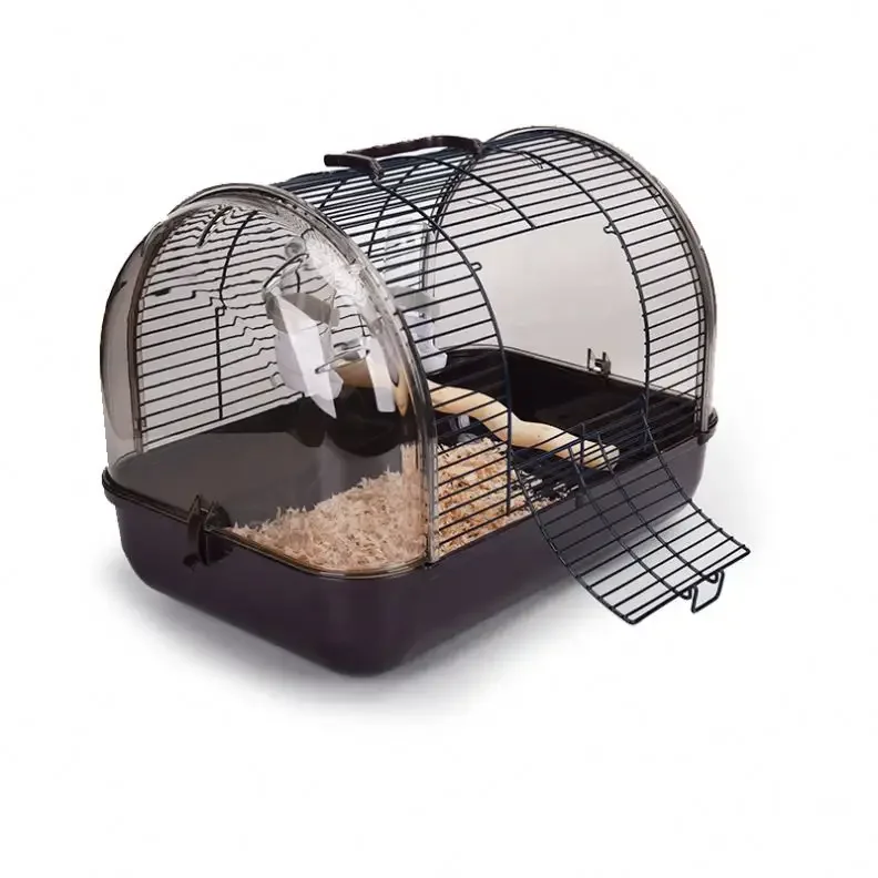 

Wholesale Portable Birdcage Parrot Outdoor Travel Carrier Peony Little Sun Pet Bird Parrot Feed Cage