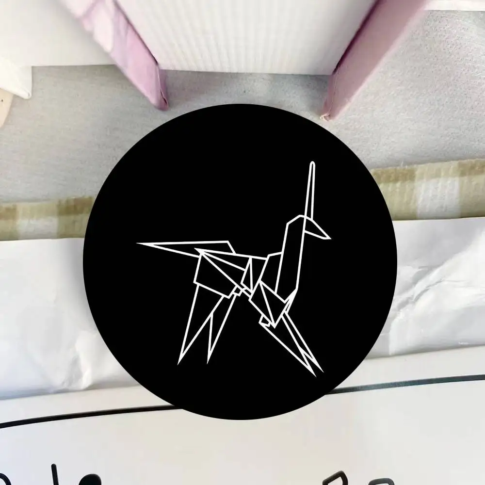 Blade Runner Origami Unicorn White Round Badge Creative Brooch Clothing Backpack Accessories Lapel Pin
