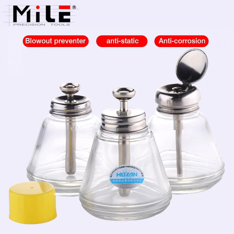 MILE Supple With Copper Core Anti-Corrosion Anti-static Glass Alcohol Bottle Plate Press Automatic Water Bottle Caps