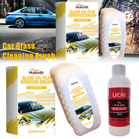 Car Window Glass Cleaner Auto Glass Sponge Cleaning Brush Windshield Stain Removal / Refill Car Window Stain Cleaning Brush Tool