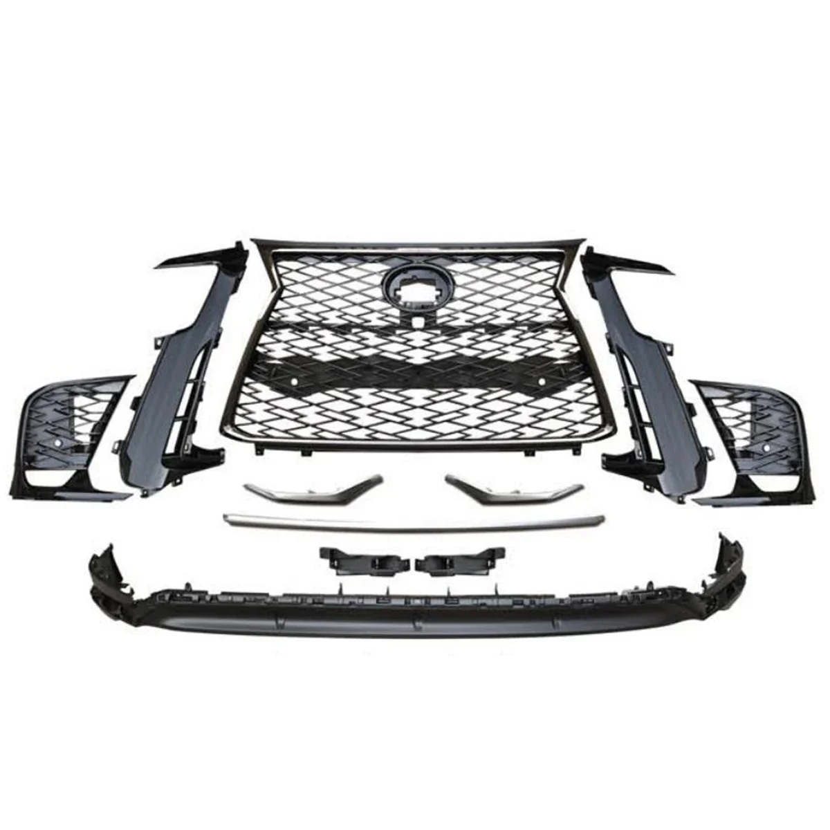 

Perfect car parts bumper grill Body Kit For Lexus LX600 2022-2024 upgrade to F sport.