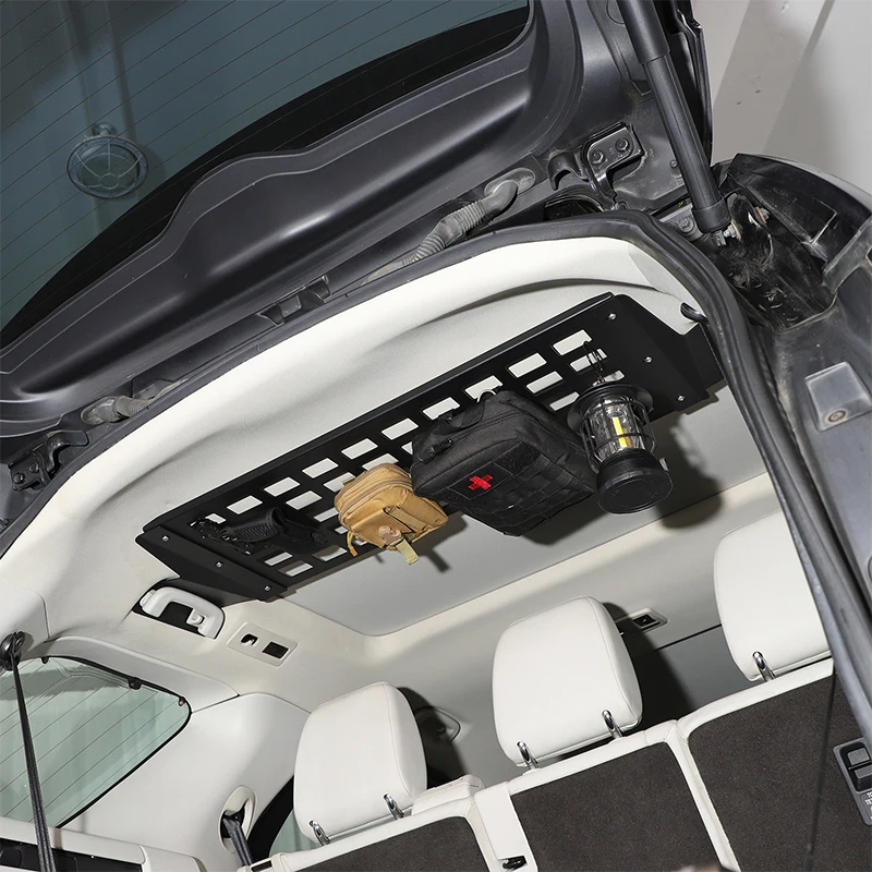 Para land rover discovery 5 lr5 17-25 tronco do carro janela lateral rack de armazenamento pendurado saco rack prateleira bandeja de armazenamento rack acessórios do carro