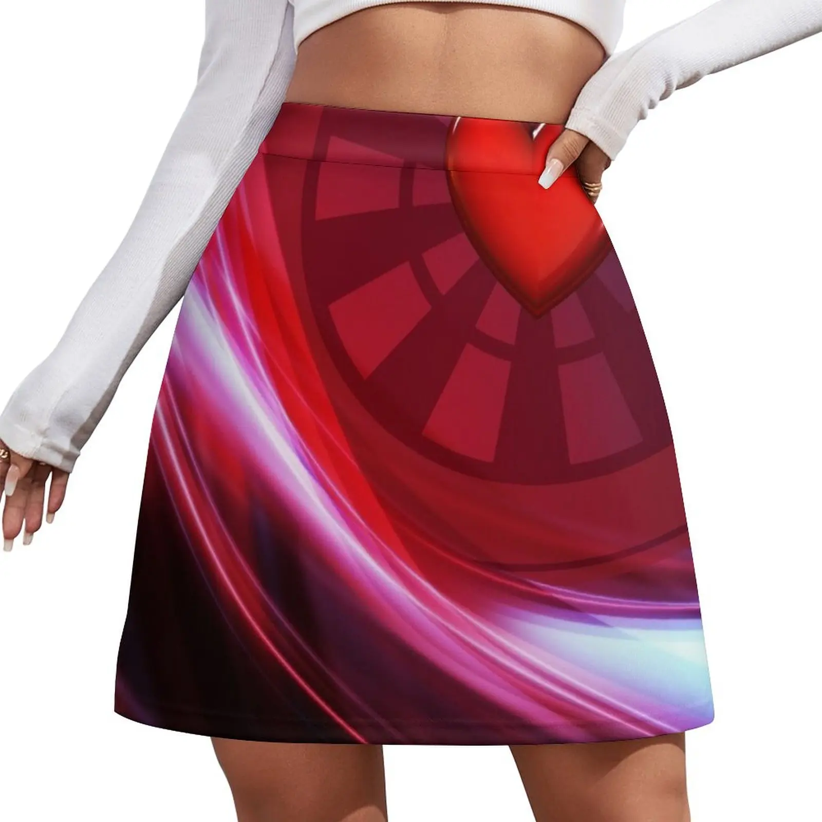 

Ladies Heart Design Darts Shirt Mini Skirt Skirt pants skirts summer 2025 woman skirt set skirts