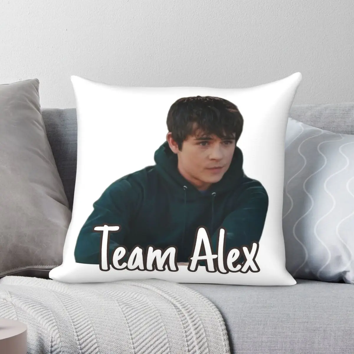 Team Alex Walter Boys Square Pillowcase Polyester Linen Velvet Creative Zip Decorative Pillow Case Home Cushion Cover