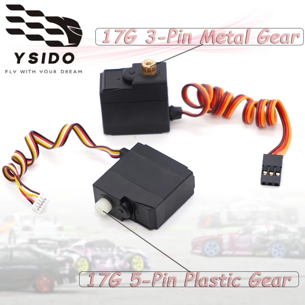 

17G Micro Motor servo Digital Servo Three/Five Wire Steering Gear for SCY JJRC Q130 MJX 1/16 Remote control RC Car Spare Parts