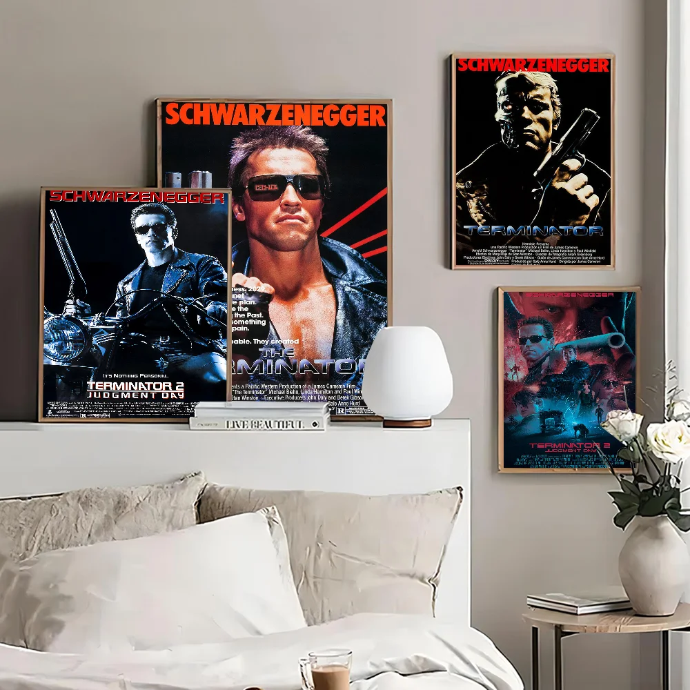 Film T-Terminator Plakat Dobrej Jakości Wydruki i Plakaty Jakość HD Plakat Wall Art Malarstwo Studium Home Decor