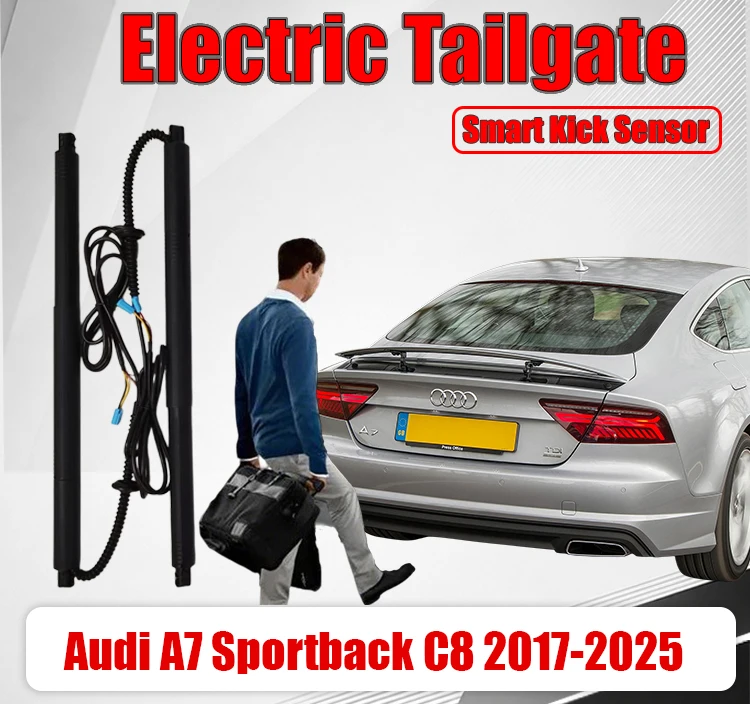 Electric Tailgate Upgrade Kit For Audi A7 Sportback C8 2017-2025 Power Lift Support Rods Auto Trunk Boot Lid Power Liftgate Modi