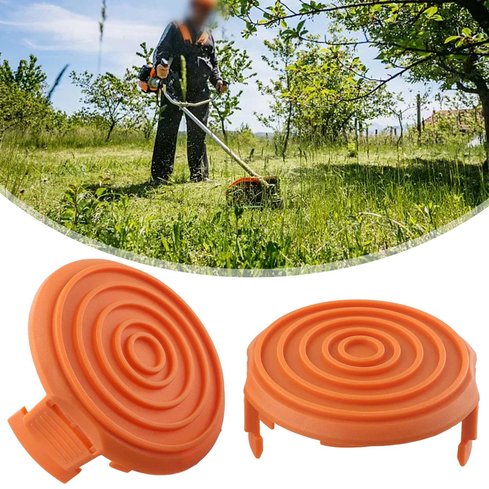 Replacement Spool Cap Covers 2 Pack for WA0216 WG124 WG116 WG105 WG106 WG108 WG109 WG112 WG113 WG117 WG118 WG119