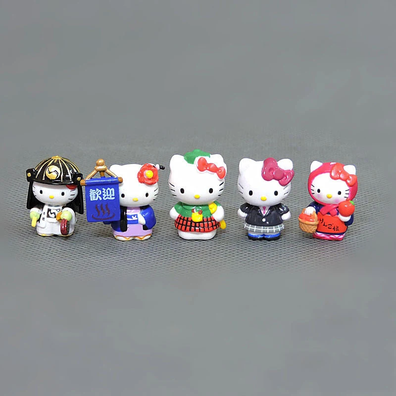 Mini poupées Sanurgente Hello Kitty pour enfants, figurine d\'action de dessin animé, jouets pour enfants, cadeaux d\'anniversaire aléatoires, non