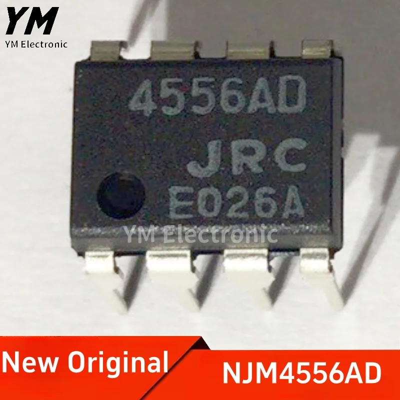 New Original JRC4556AD NJM4556AD DIP-8 dual channel high current operational amplifier direct insertion