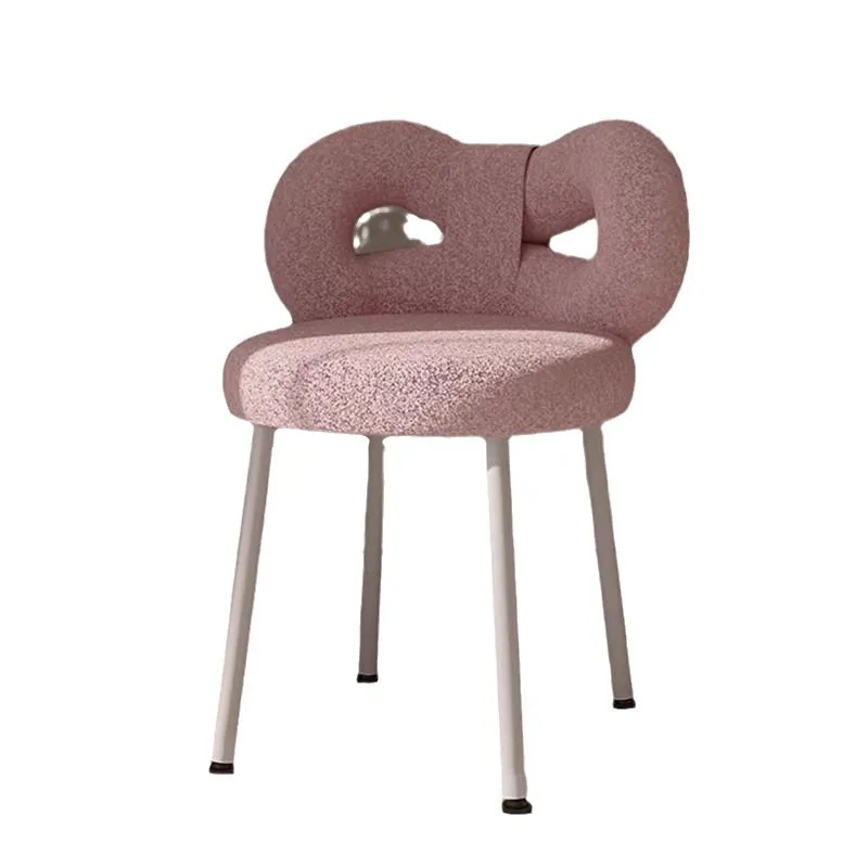 

Makeup chair leather dresser stool simple cream style bedroom girl butterfly chair modern light luxury