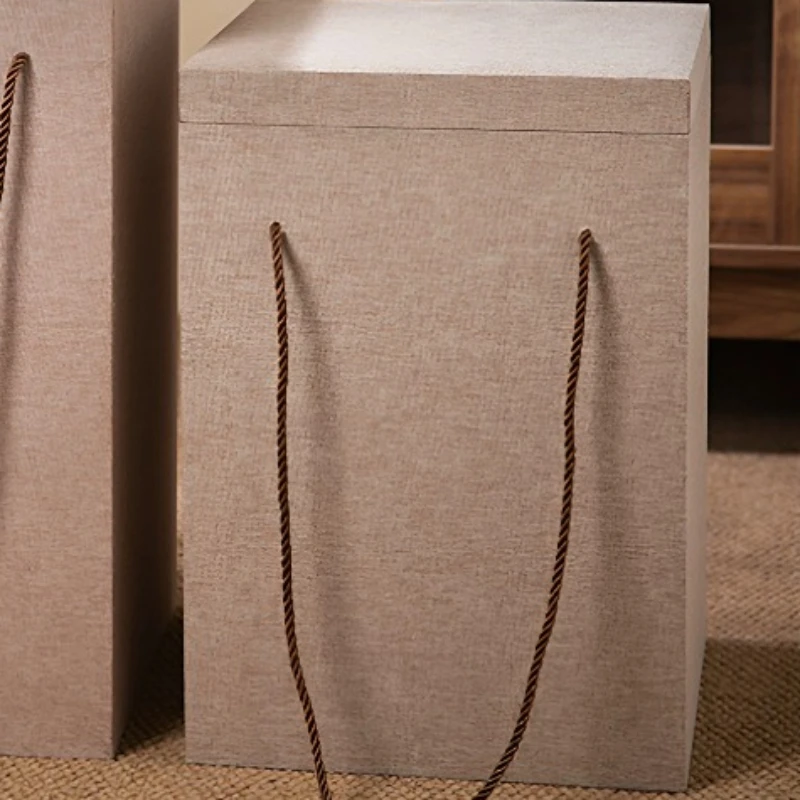 Father's Day Banquet Handheld Vase Decorative Box Anti Drop Rectangular Commemorative Day Gift Outer Packaging Box Gift