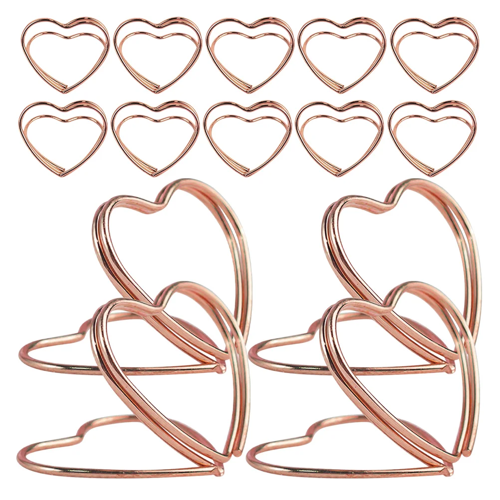 Soporte para tarjetas de 25 uds., soportes de exhibición de nombre, decoración para escritorio, mesa de fotos, tablón de anuncios, soportes de felicitación, mesas de escritorio