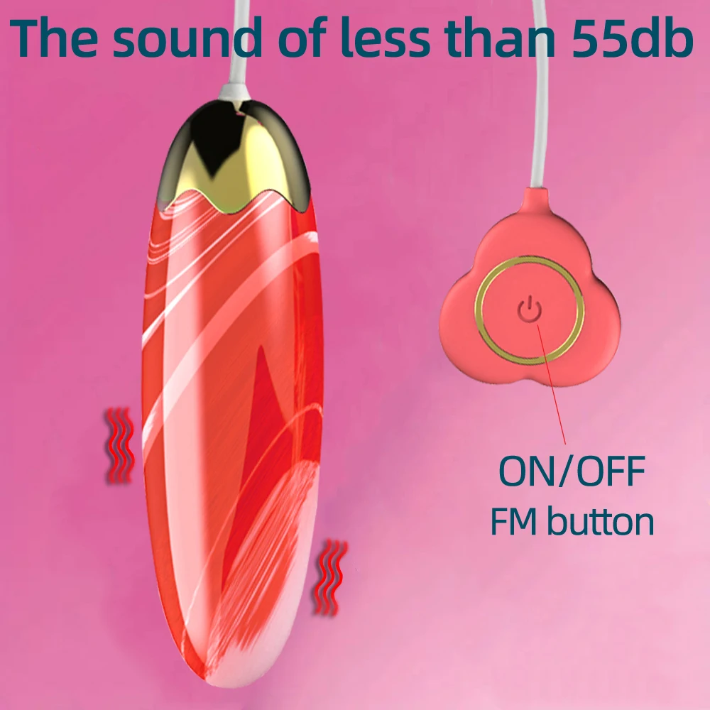 Silicone Vibrating Egg Wire Remote Control Bullet Vibrators Vaginal Masturbation G Spot Stimulating Massager Women Sex Toys view 6