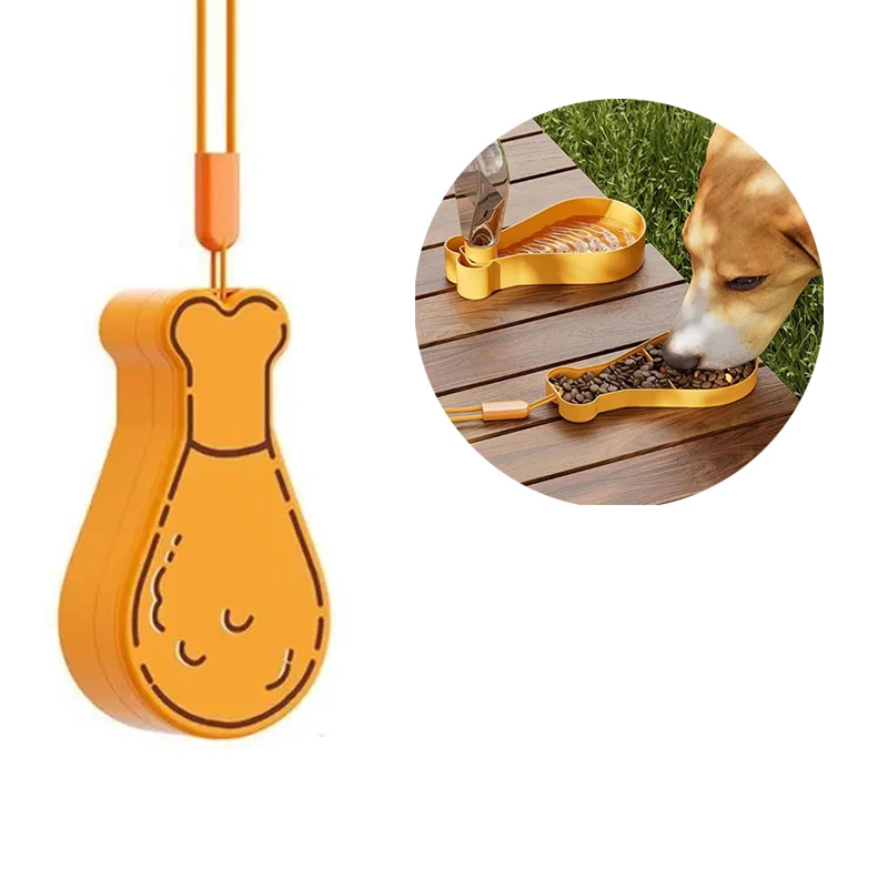 

Portable Dog Water Bottle With Food Container Dog Travel Water Bottle For Outdoor Walking And Hiking