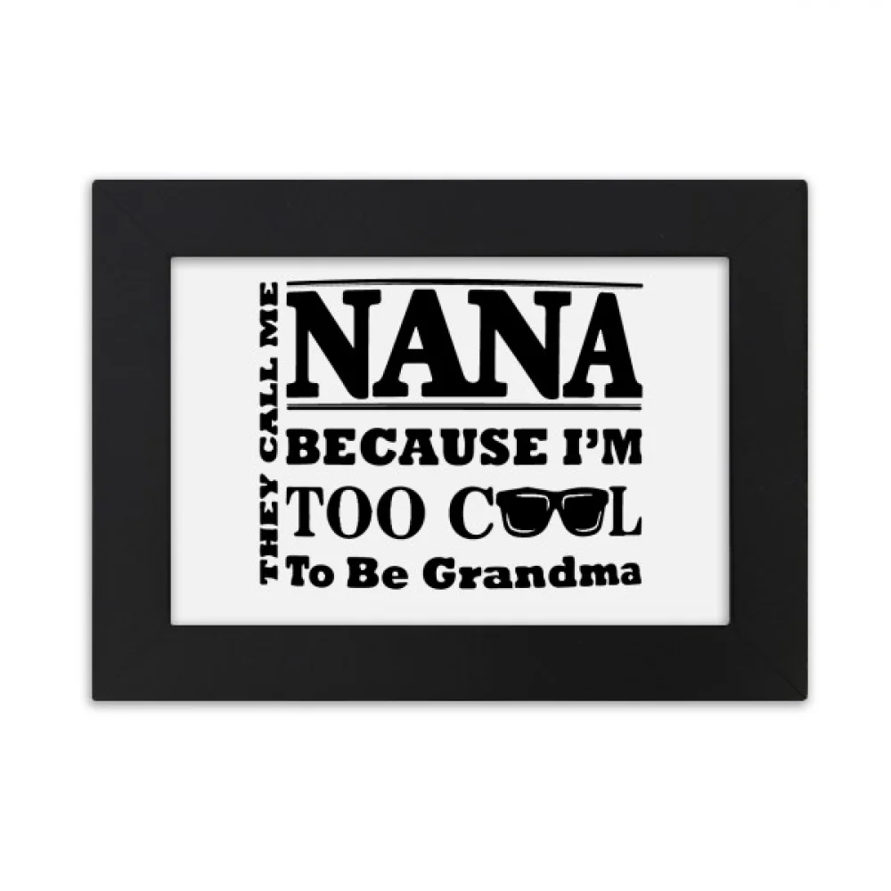 Cartoon Grandma Letters Present Best Wishes Desktop Photo Frame Ornaments Picture Art Painting