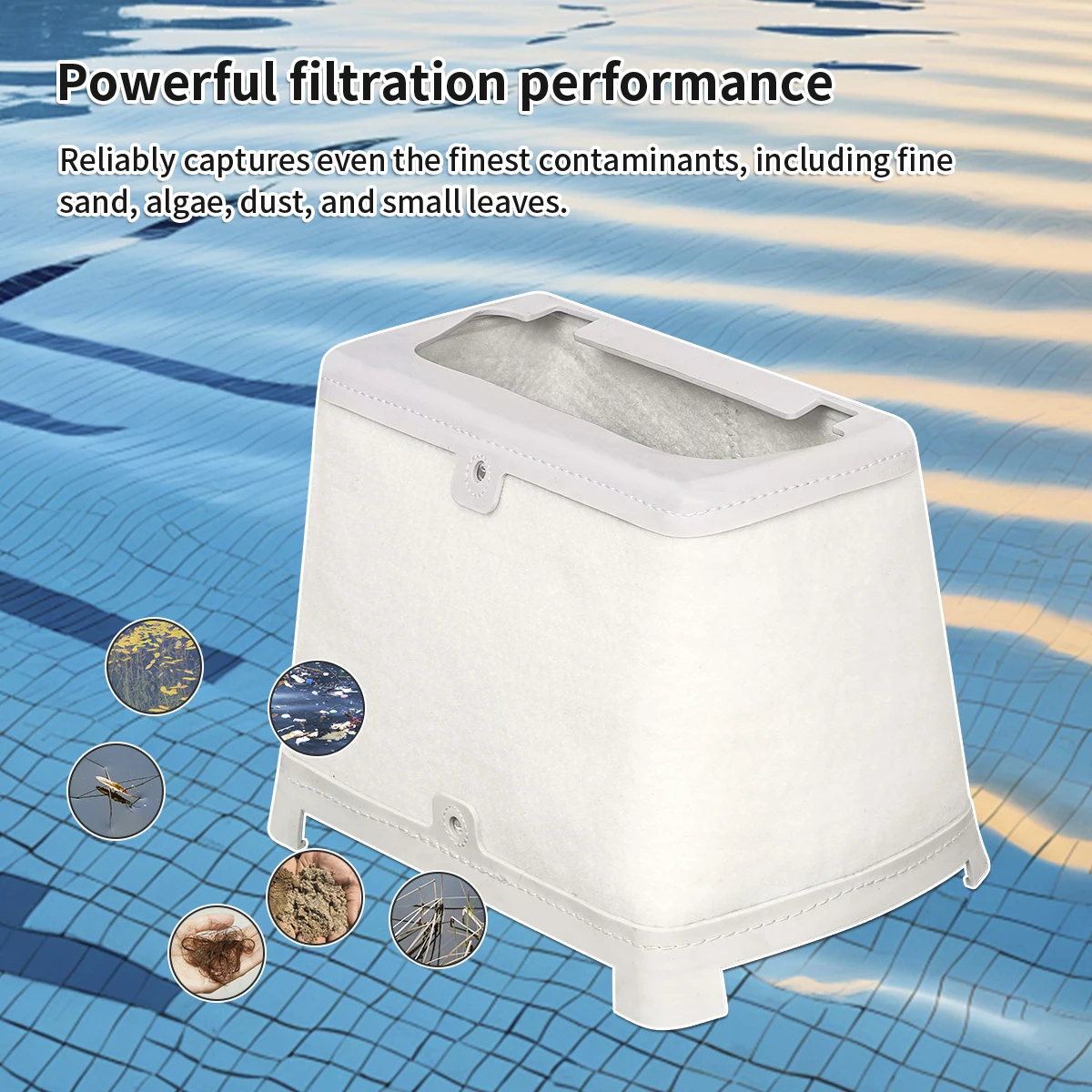 3 µm Ultra-fine Filter & 180 µm Basket For Aiper Scuba S1, Scuba S1 2025 Robotic Pool Cleaner, Filter Basket frame, Basket Cloth