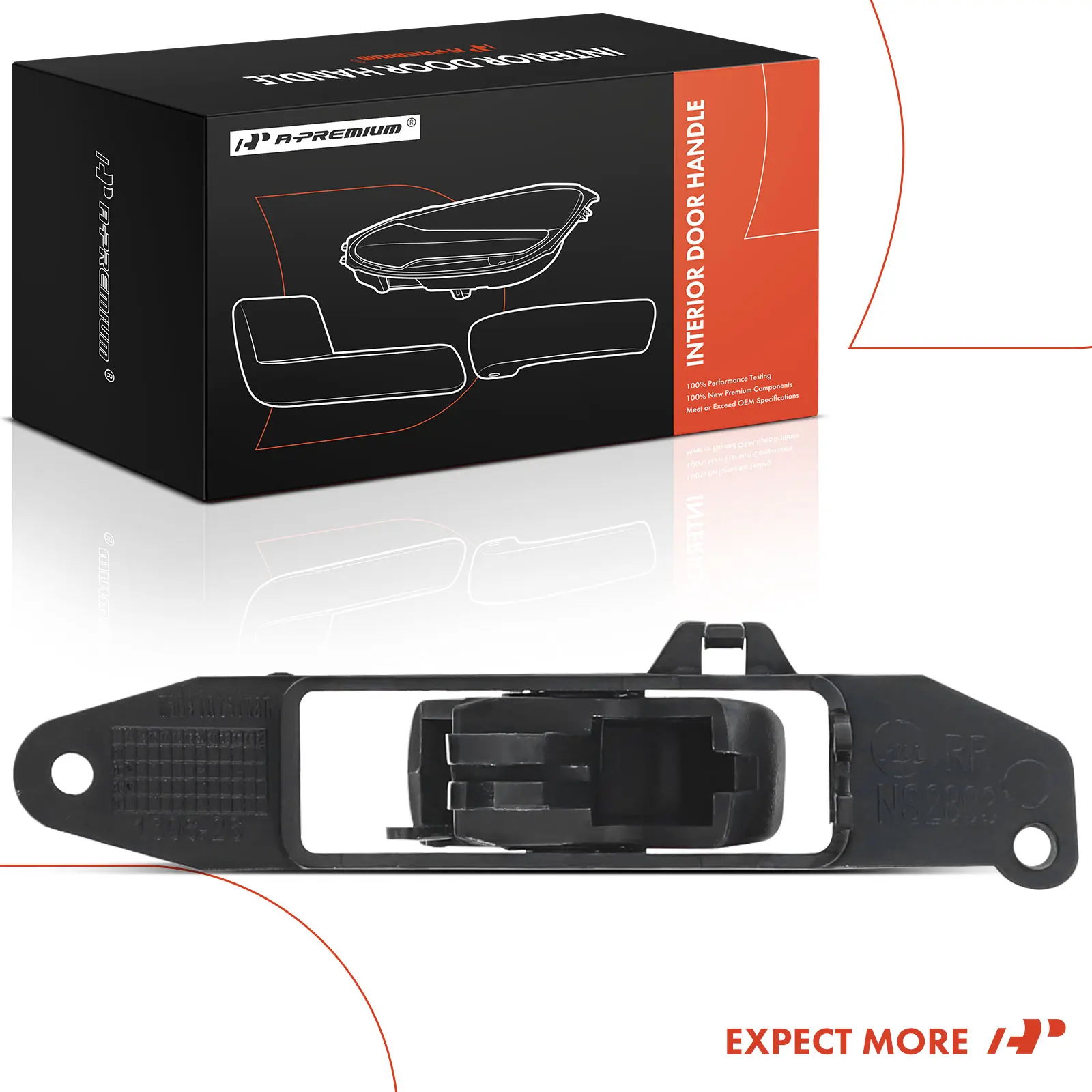 A-Premium Rear Passenger Side Dark Gray Interior Door Handle for Nissan Quest 2007
