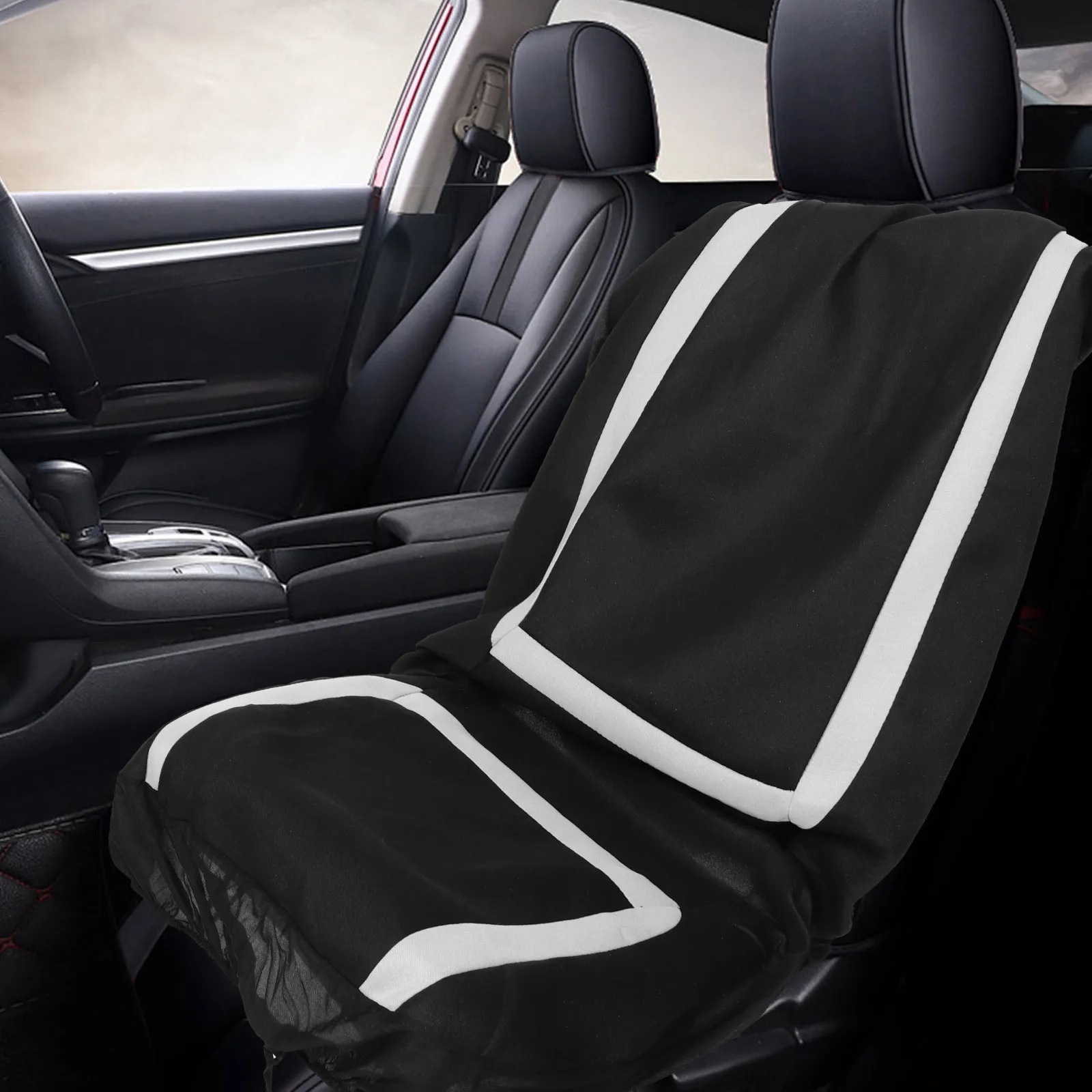 

4-шт. чехол на автомобильное сиденье, универсальный утолщенный прочный автомобильный чехол для сиденья для автомобилей, грузовиков, внедорожников, аксессуары для интерьера серого цвета