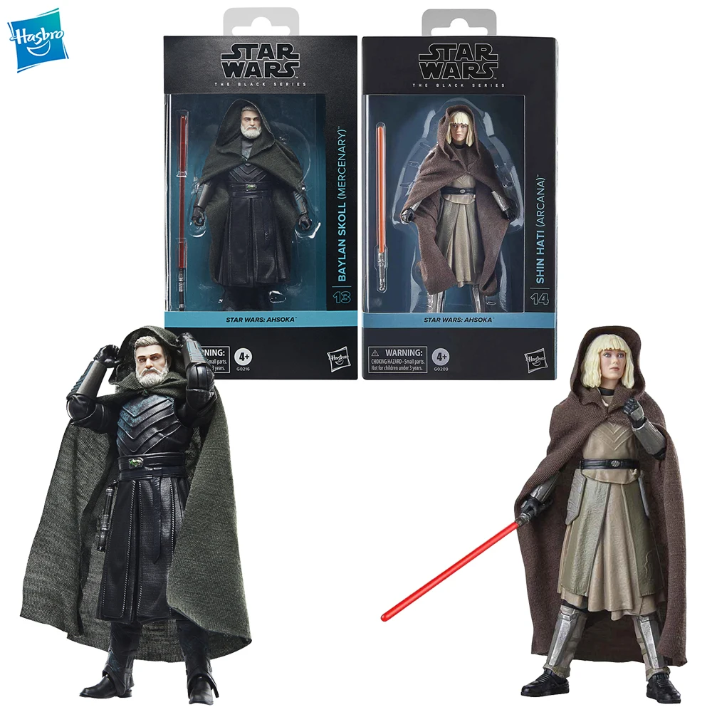 

[In-Stock] Hasbro Star Wars The Black Series Baylan Skoll (Mercenary) & Shin Hati (Arcana) 6-Inch-Scale Action Model Figure Toys