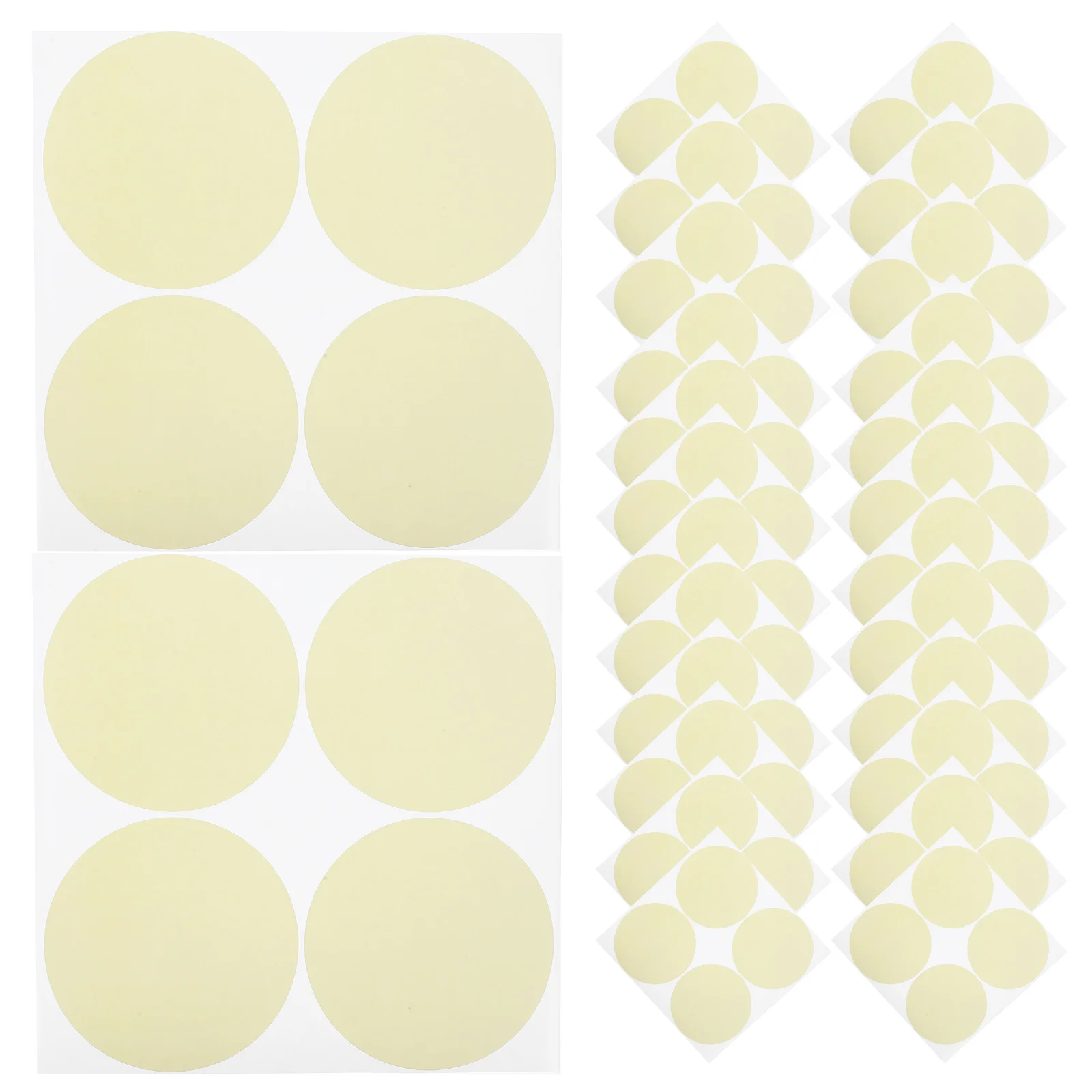 

200pcs Removable Stickers No Residue Strong Adhesion Large Round Labels For Kitchen Canning Jars Freezer Pantry Office