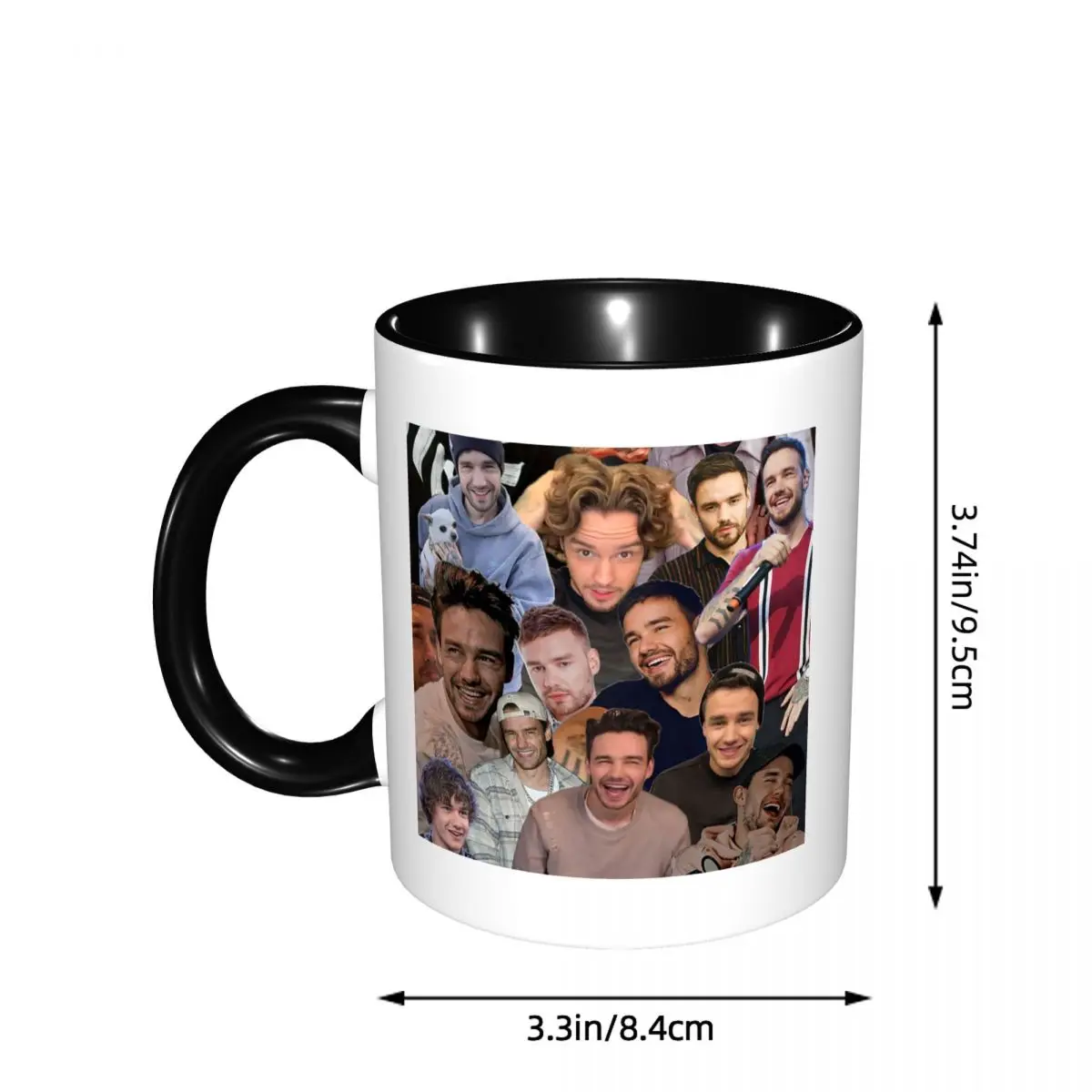 Liam Payne Photo Collage Mug Funny Ceramic Coffee Cups Tea Mugs Milk Cup Drinkware Gift for Friends