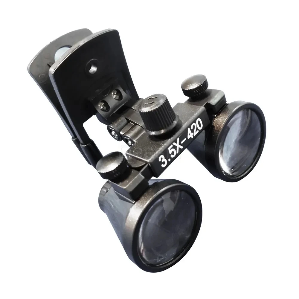 Clip type Dental Loupes for Medical Galileo Magnifier with Surgical Magnifying Glasses compatible all kinds of glasses