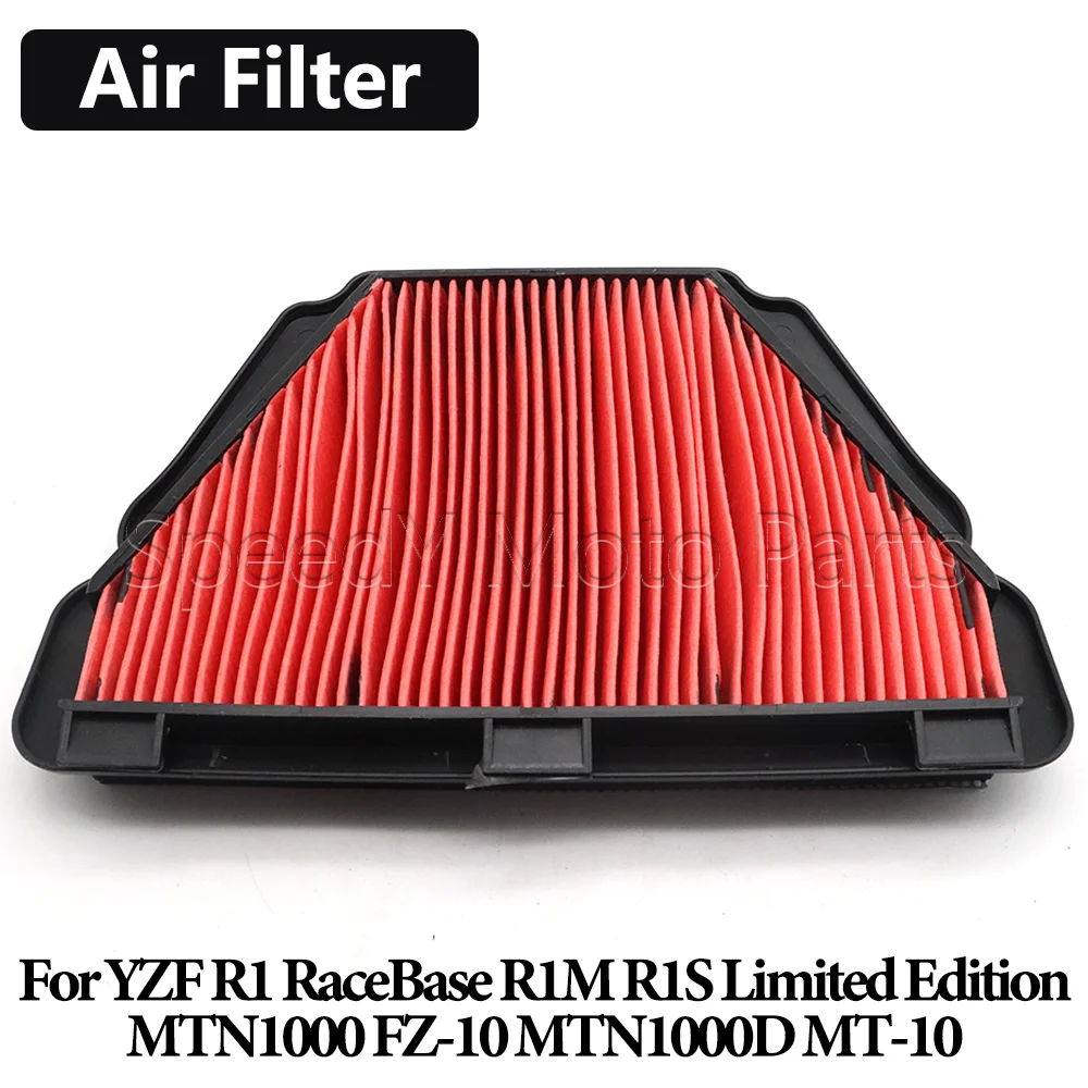 Motorcycle Air Filter Intake Cleaner System For Yamaha YZF R1 RaceBase R1M R1S Limited Edition MTN1000 FZ-10 MTN1000D MT-10