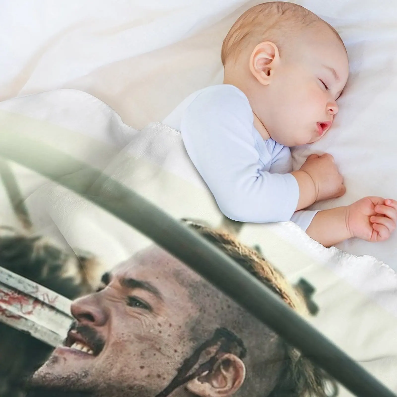 Selimut Sofa Uhtred dari The Last Kingdom, Selimut Tebal untuk Tidur, Selimut Mewah Custom