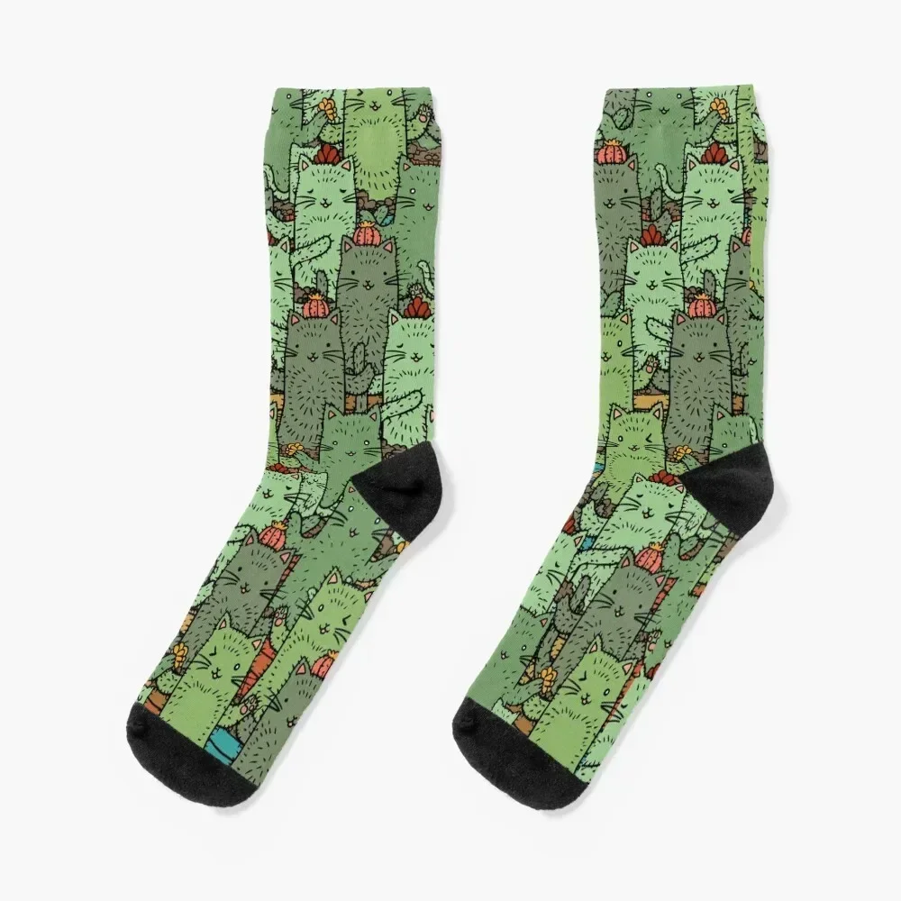 Catcus Garden Socks Argentina shoes valentine gift ideas Women's Socks Men's