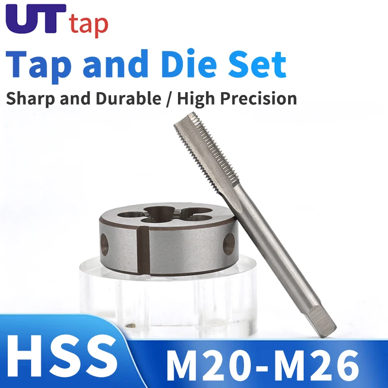 ut-tap-1set-hss-6542-多機能タップアンドダイセット-m20-m26-メートルねじ-ハンドタップ-ストレート溝付きタップダイとねじ切り工具
