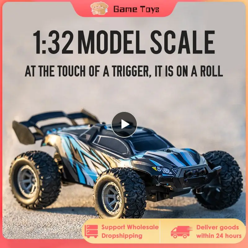 70KM/H 4WD RC Car With Led Lights 2.4G Radio High Speed Brushless Motor Remote Control Off-Road Cars for Children toys