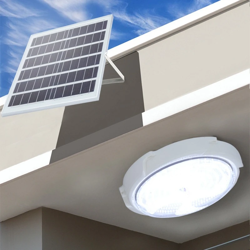 ゼロパワーソーラーシーリングライト-60w-500w-リモコン付き-防水-屋外-家庭用-屋根-庭-ペンダントライト