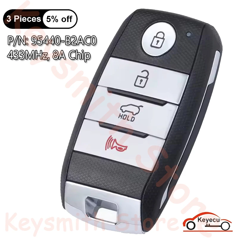 Keyecu 4 Buttons 43… - image