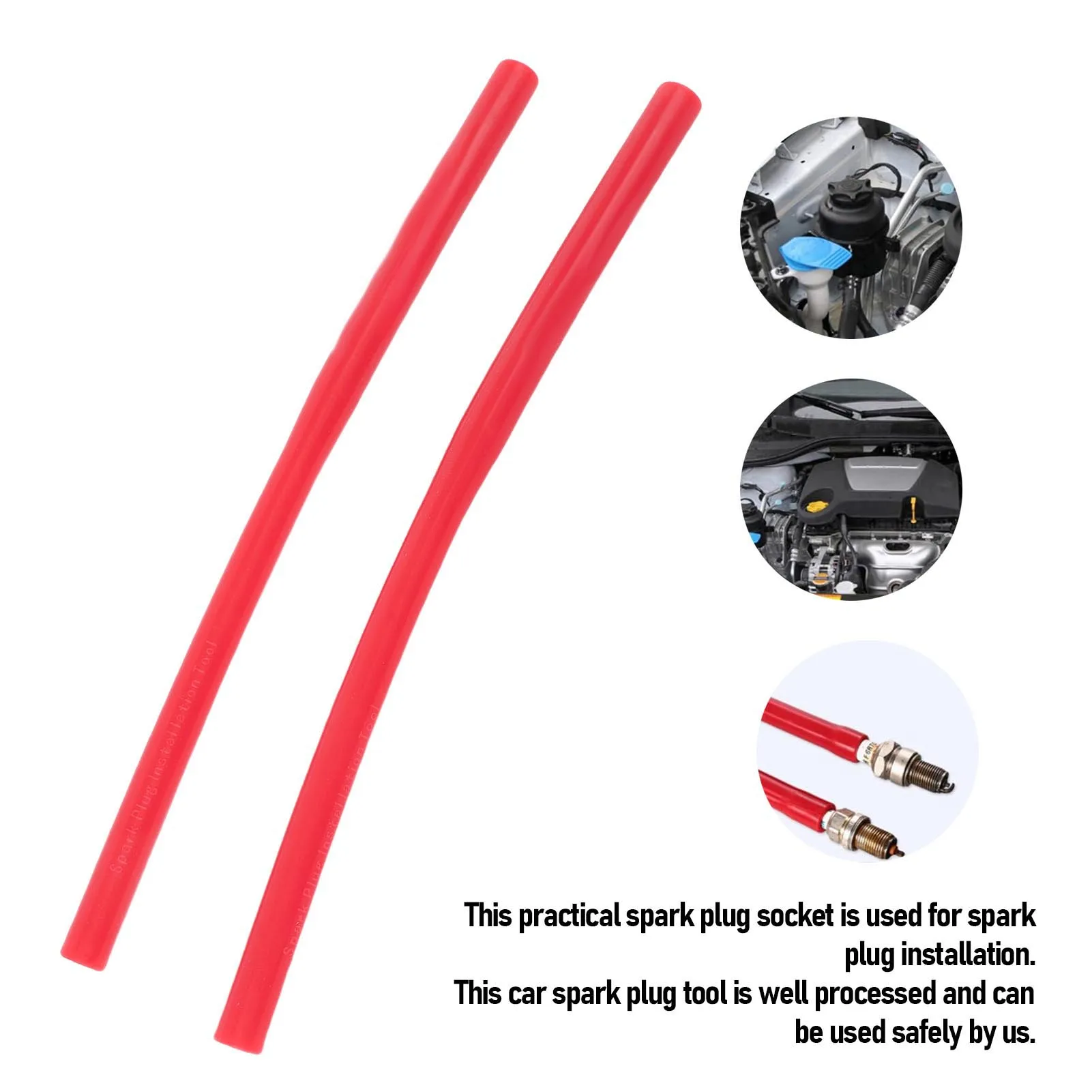 

Plug Installation Removal Tool Abrasion Proof Car Plug Installation Tool Rubber High Toughness for Automotive