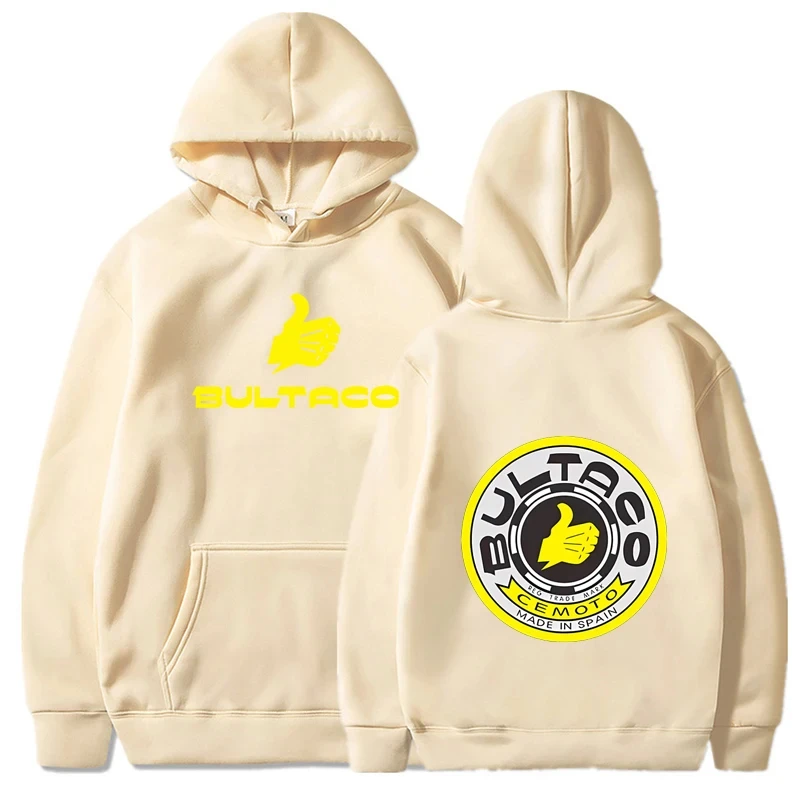 Bultaco Hoodie Unisex Fashion Printed Trend Pullover Harajuku Casual Ladies Long Sleeve Street Cool Sportswear Clothing